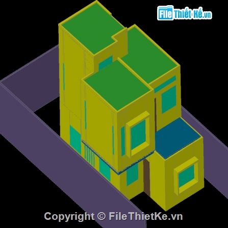 Bản vẽ,nhà 3d,Bản vẽ nhà phố